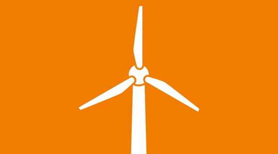 Wind power stations